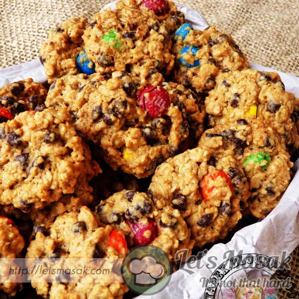 Biskut M&m Oats Monster / Monster Cookies
