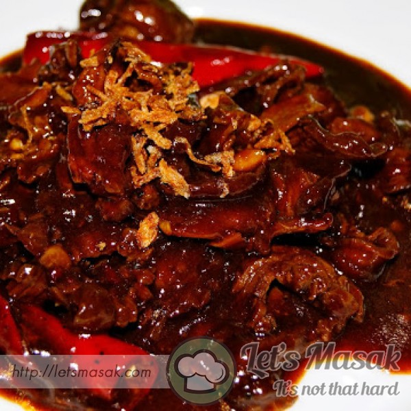 Sweet And Spicy Buffalo / Daging Kerbau Pedas Manis