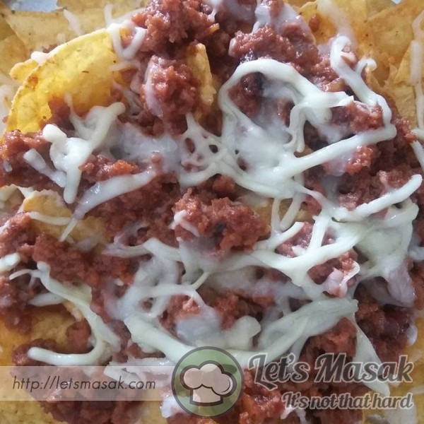 Nachos Minced Beef With  Cheese