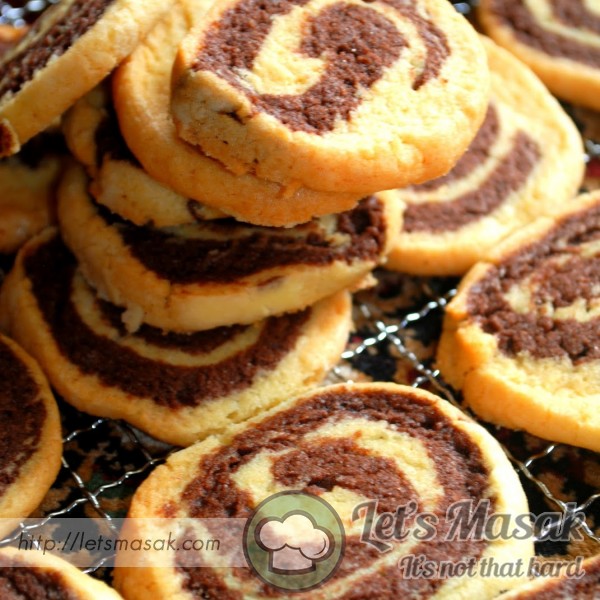 Basic Chocolate Pinwheel Cookies