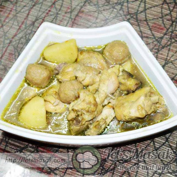 Resepi Sup Ayam Simple