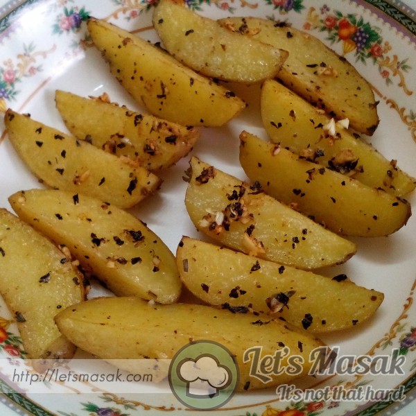Grilled Potato Wedges