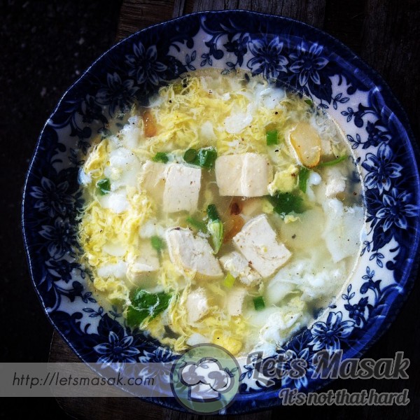 Sup Tofu Dan Telur