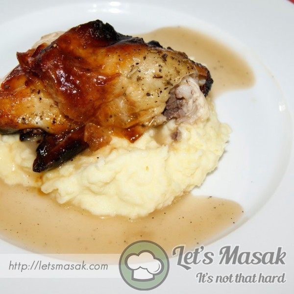 Iceboxrivet Baked Chicken Style With Mash Potato