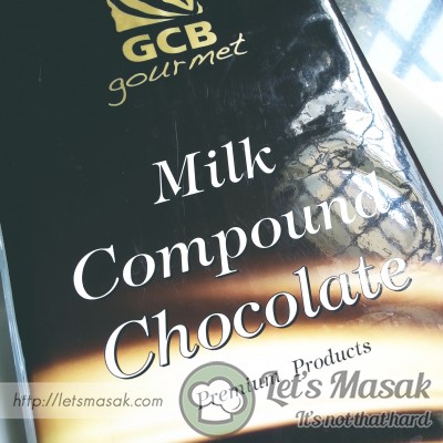 Saya guna milk coklat compund brand ni sedap ..GCB gourmet