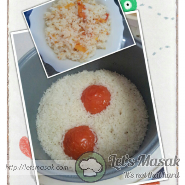 Whole Tomato In Rice