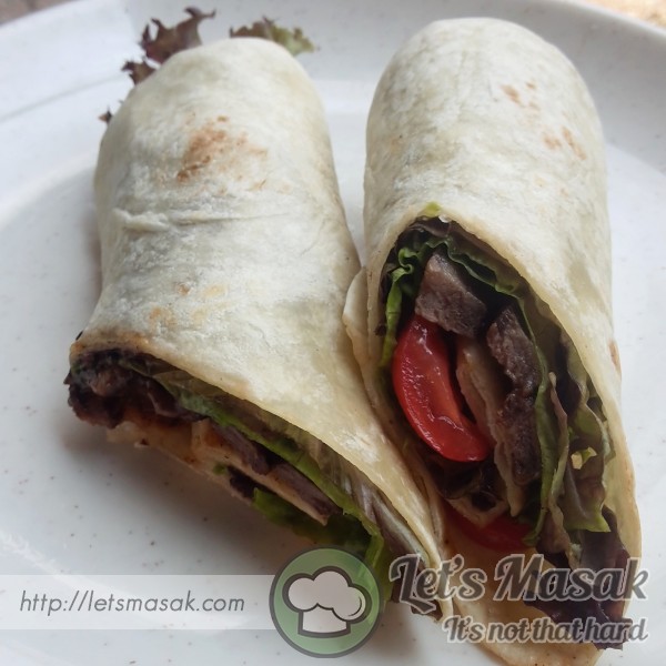 Grilled Lamb Wrap
