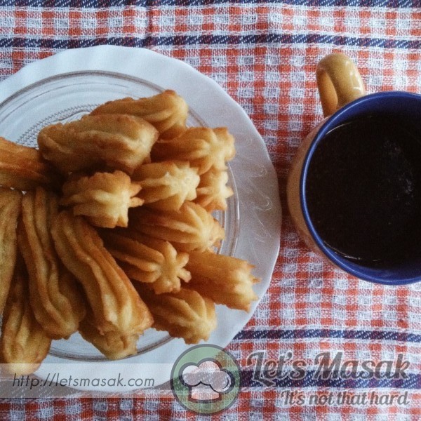 Churros And Homemade Chocolate Dipping